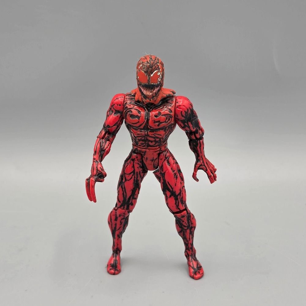 Toy Biz Action Figure Red Carnage Marvel 1994 Vintage Spider-Man Toy Black Evil